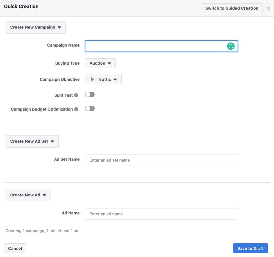 Facebook Ads Audience Settings