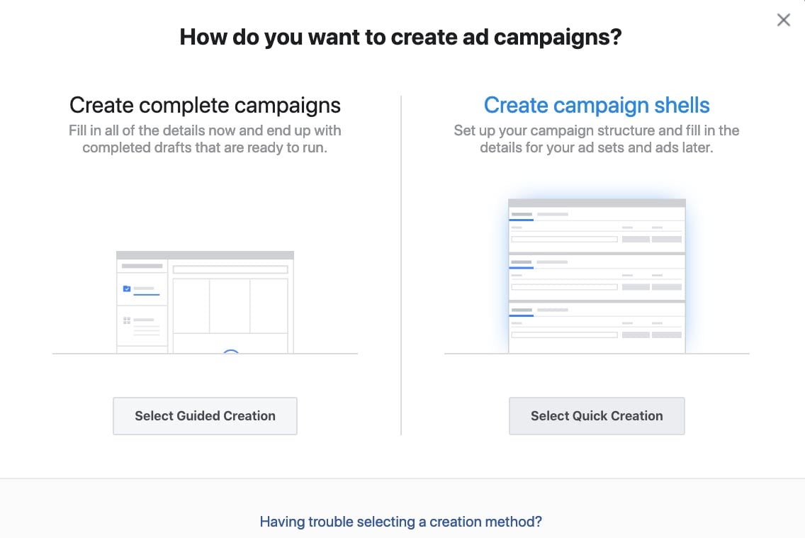 Facebook Ads Campaign Options