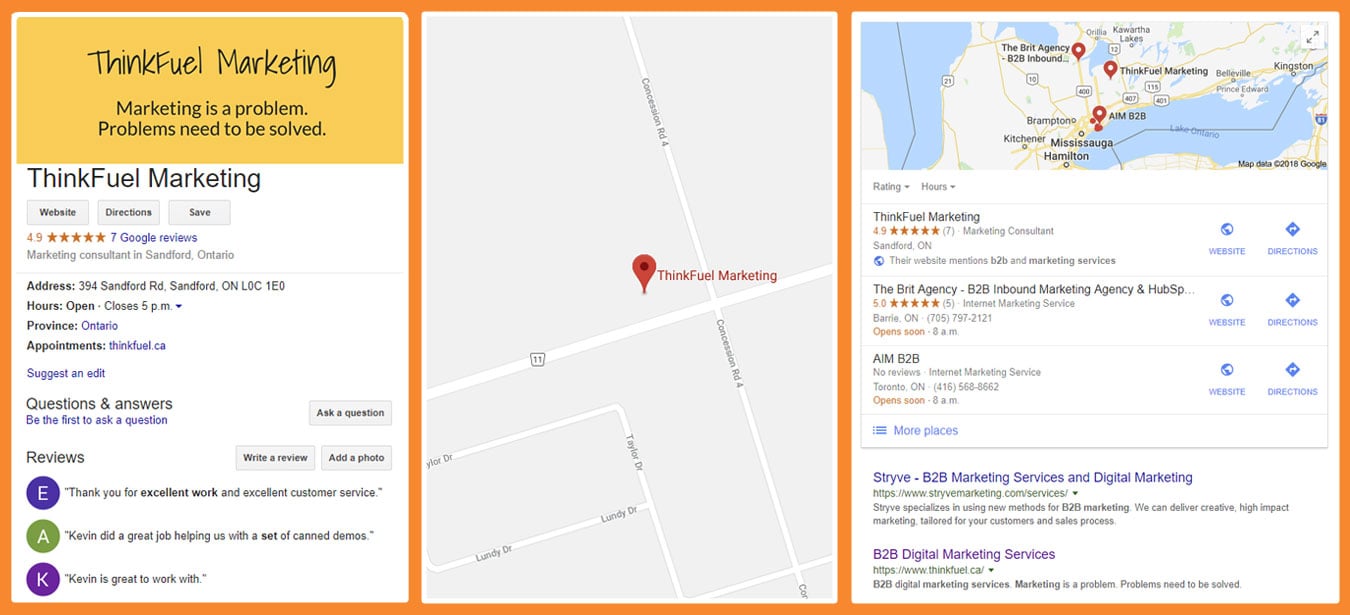 Local SEO with Google My Business Examples