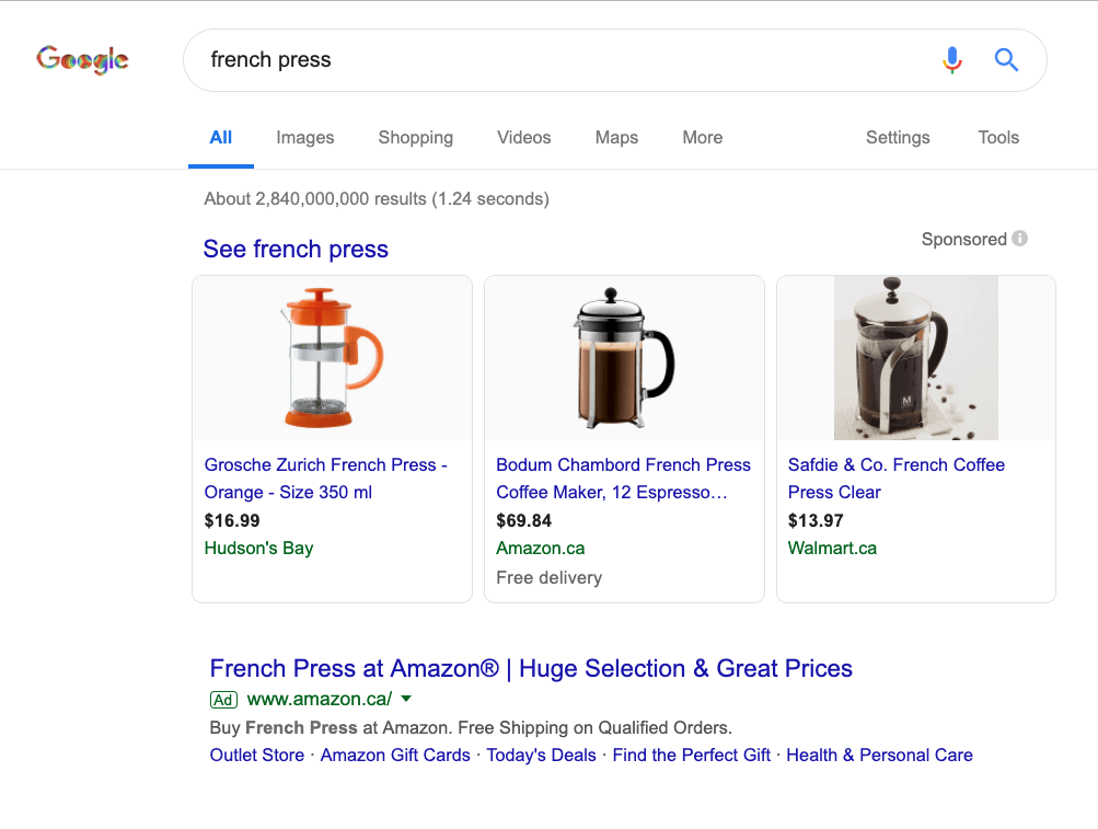 Google Ads Example