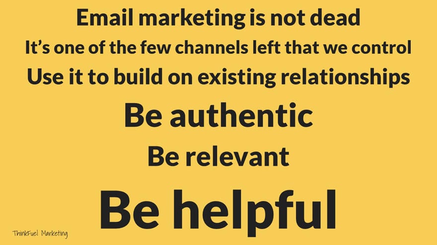 Email marketing tips